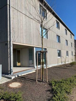 Moderne 2 Zimmer Gartenwohnung in Neubauensemble
