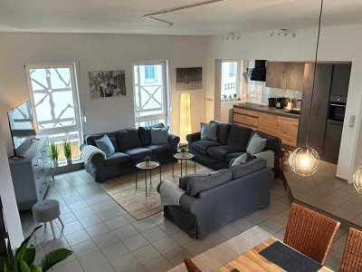 Exklusive Maisonette-Wohnung mit Fußbodenheizung, EBK und Stellpl.– großzügiges Wohnen in Windesheim