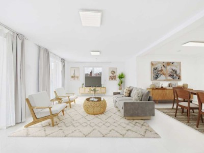 Citywohnung: Neuwertige Etagenwohnung mit Balkon und 3 Stellplätzen