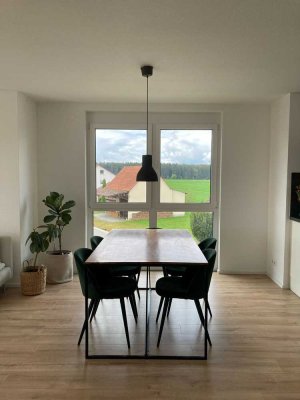 Helle, neuwertige, barrierefreie 3,5-Raum-Wohnung mit Balkon und EBK in Schwendi-Bußmannshausen