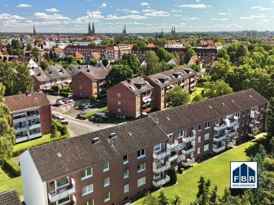 Frisch modernisierte Etagenwohnung mit Balkon in Lübeck-Sankt Lorenz Nord