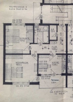 Helle, ansprechende 2-Zimmer-Erdgeschosswohnung mit Terrasse