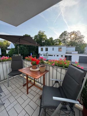 Neubau 2-Zimmer-Wohnung in Bad Homburg, 2 Balkone, EBK, Nähe Bahnhof