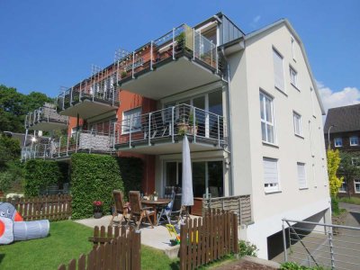 Traumwohnung mit Erdwärmepumpentechnik und herrlichen Blick ins Grüne!