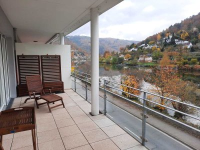 Wunderschöne, möblierte 2-Zimmer-Wohnung mit Neckarblick in HD-Ziegelhausen