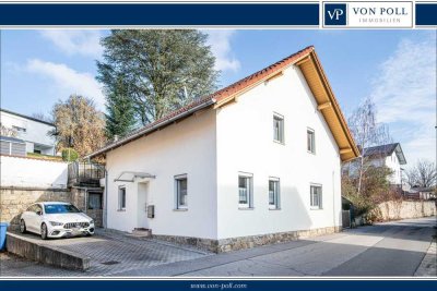 Einfamilienhaus mit gepflegtem Garten, Terrasse und Brunnenwasser-Genuss