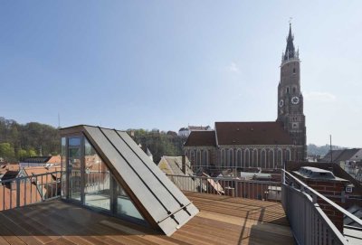 Luxus-Penthaus im Herzen von Landshut mit Blick über die Dächer der Altstadt