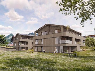 Neubau in Burgberg im Allgäu - Exklusive 4-Zimmer-Wohnung im EG - provisionsfrei