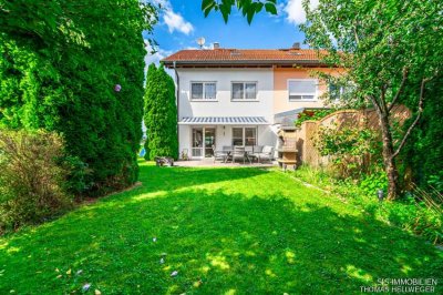 ** Familienfreundliche Doppelhaushälfte in Wartenberg – Garten, Hobbyraum, Garage **