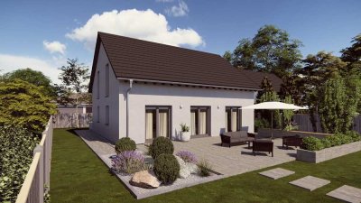 Einfamilienhaus mit drei Kinderzimmern und Home Office