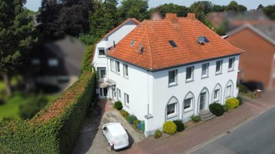 historisches Mehrfamilienhaus
mit 4 Wohnungen & Potenzialgrundstück
in guter Lage von Neuenkirchen