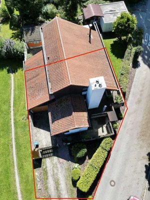 Charmante Split-Level DHH mit 3,5 Zimmern, offenem Kamin, Terrasse & Garage in Wasserburg am Inn