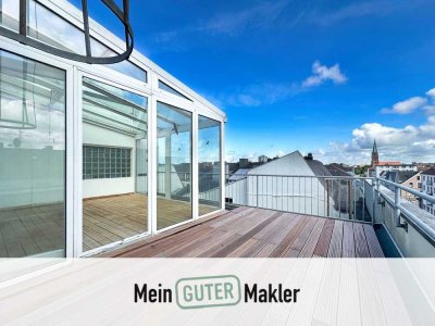 Über den Dächern von Bremerhaven – Renovierte 4-Zimmer-Wohnung mit Wintergarten und Dachterrasse