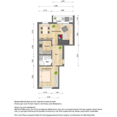 Diese Wohnung wird zurzeit neu renoviert