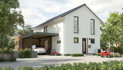 Das flexible Haus für schmale Grundstücke in Kirchbauna