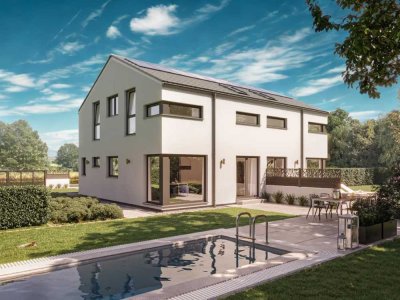 � „Schlüsselfertige Perfektion – Ihr Zweifamilienhaus, sofort bezugsfertig!“
