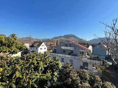 Penthouse mit sehr hochwertigen Details, umlaufender Dachterrasse mit Starkenburgblick  2 x TG