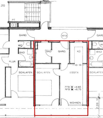 2-Zimmer-Wohnung mit Loftcharakter