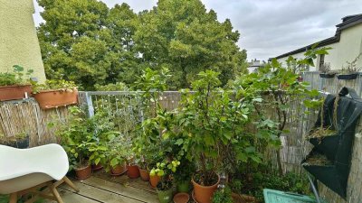 3-Zimmer-Wohnung mit Balkon, toller Aussicht und super Lage in Leipzig-Lindenau