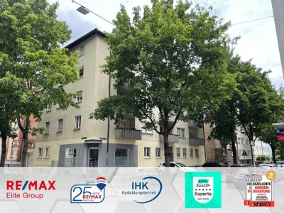 5,2 % Rendite: 2-Zi.-DG-ETW, 50 qm, neue Fenster u. EBK, Balk.,in Stgt-Bad Cannst. attr. Kapitalanl.