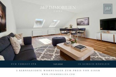 Zwei Einheiten – eine Kapitalanlage: Sanierte Maisonette-Wohnung mit 5 % Rendite in Alsbach-Hähnlein