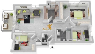 Erdgeschosswohnung inklusive Garage in Villingen zu verkaufen