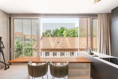 Stylish designer loft with panoramic views and private Japanese feng shui garden