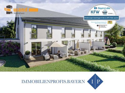 Neubau: Reiheneckhaus inkl. Homeoffice-Keller in Aichach! Massiv gebaut | Energie A+ | Top-Lage