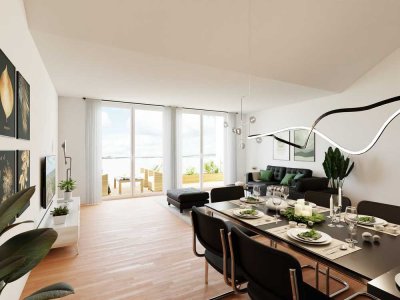 3-Raum-Maisonette-Wohnung mit großem Balkon, barrierefrei