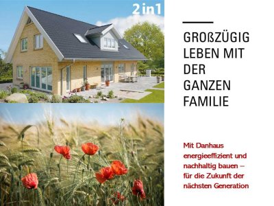 Familienplan - ein Haus - 2 Wohnungen