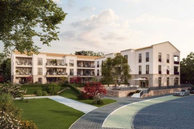 Helle Neubau 3-Zimmer Gartenwohnung am Rangsdorfer See, Erstbezug mit Tiefgarage & Privatgarten