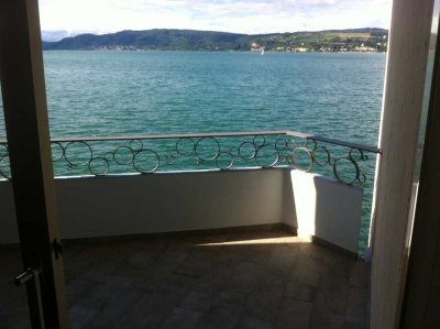 2-Zimmer-Wohnung  mit direktem Seezugang und Blick auf den Bodensee im begehrten Wallhausen