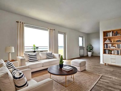 Modern & provisionsfrei: frisch renovierte 3-Zimmer-Wohnung mit Weitblick in Bayreuth