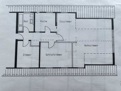 Charmante 3-Zimmer-DG-Wohnung in ruhiger Lage-direkt am Kurpark in Bad Überkingen