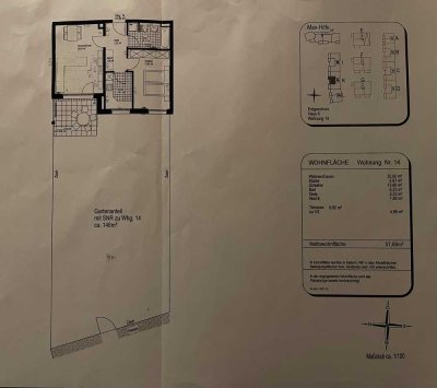 Schöne möblierte 2-Zimmer-Wohnung mit Garten von von im Herzen von Augsburg ab 01.02.26 zu vermieten