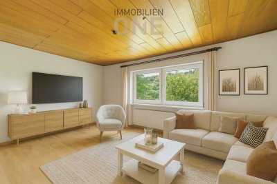 4-Zimmer Hochparterrewohnung mit Südterrasse und Garage