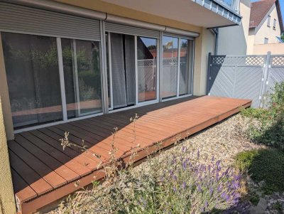 Exklusive, vollständig renovierte 3-Raum-EG-Wohnung mit Garten in Bretten
