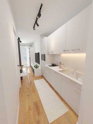 Kompaktes Design-Apartment – möbliert, ausgestattet & bezugsbereit ab 01.09.2025 Apartment Nr. 1