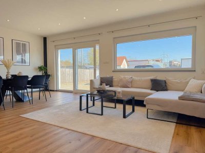 Gelegenheit - Wohnen & Arbeiten unter einem Dach mit großflächiger Lagehalle in Rehling