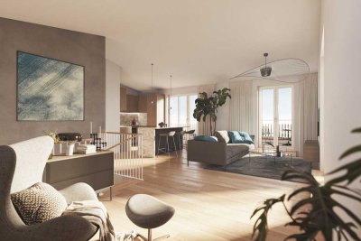 Traumhafte 2,5-Zimmer-Wohnung mit Balkon in West-Ausrichtung