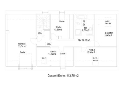 Dachgeschosswohnung 4Zi/KB in Groß-Umstadt