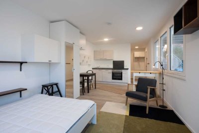Möblierte Wohnung - Erstbezug, mit Balkon – Ideal für Singles/Studenten/Pendler!