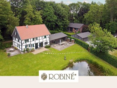 Gebäudeensemble im Grünen – 2 Einfamilienhäuser mit traumhaftem Seegrundstück in Ratingen - Homberg