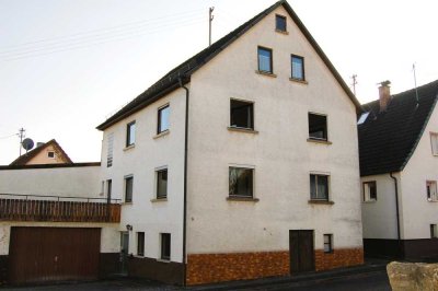 Charmantes Haus mit viel Potenzial und massiver Scheune in Rappach/Bretzfeld