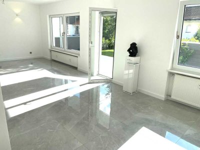 4-Zimmer-Erdgeschosswohnung mit gehobener Innenausstattung mit Balkon in Riedstadt