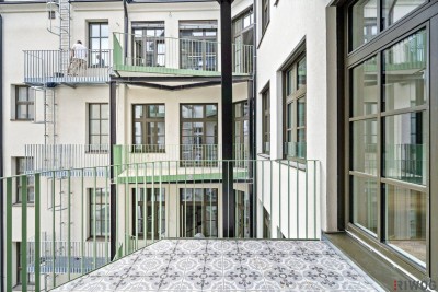 Traumhaft Helle 4-Zimmer-Wohnung mit Balkon und Luxus Ausstattung im einem der schönsten Jugendstil Häuser