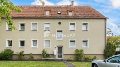 Charmante Hochparterre-Wohnung mit kompaktem Grundriss, kernsaniert und eigener Loggia