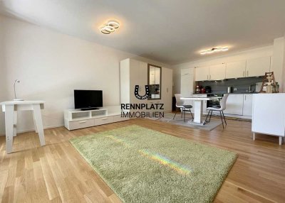 EG 11 | Großzügige 2-Zimmer-Wohnung mit Einbauküche und Südterrasse. Frei ab 15.06.