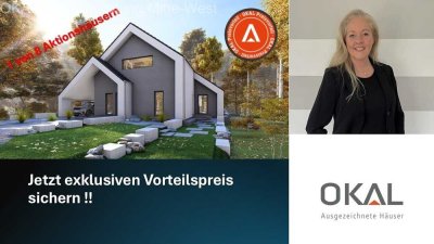 AKTION !!! MODERNES WOHNEN MIT STIL UND KOMFORT - Malervorbereitet inkl. Grundstück