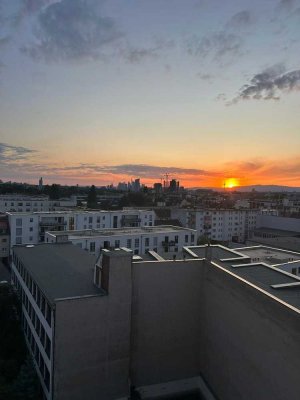 Urbaner Rückzugsort mit Skyline-Blick – 1-Zimmer-Apartment in zentraler Lage von Offenbach